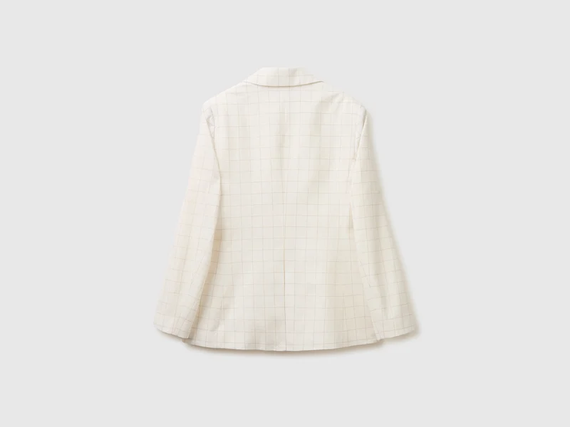 Karierter Blazer