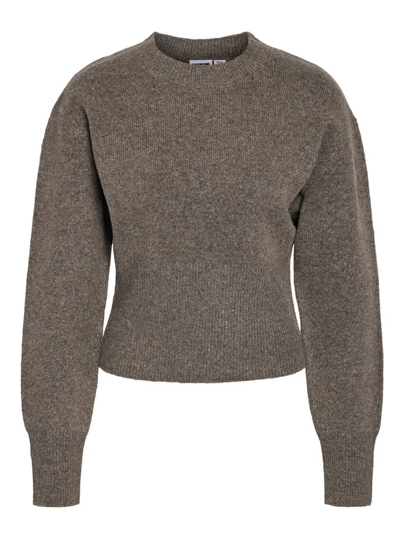 NMSLOAN L/S O-NECK KNIT NOOS
