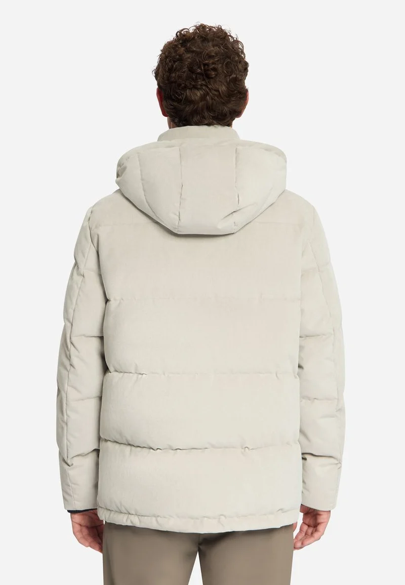 Jacket Medium Length Corduroy Hooded