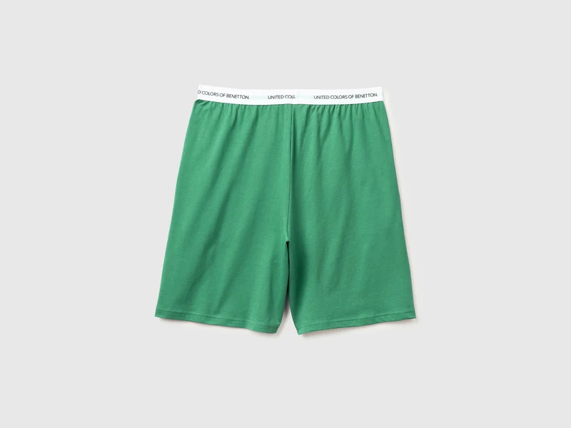 Bermudashorts mit Logo-Gummizug