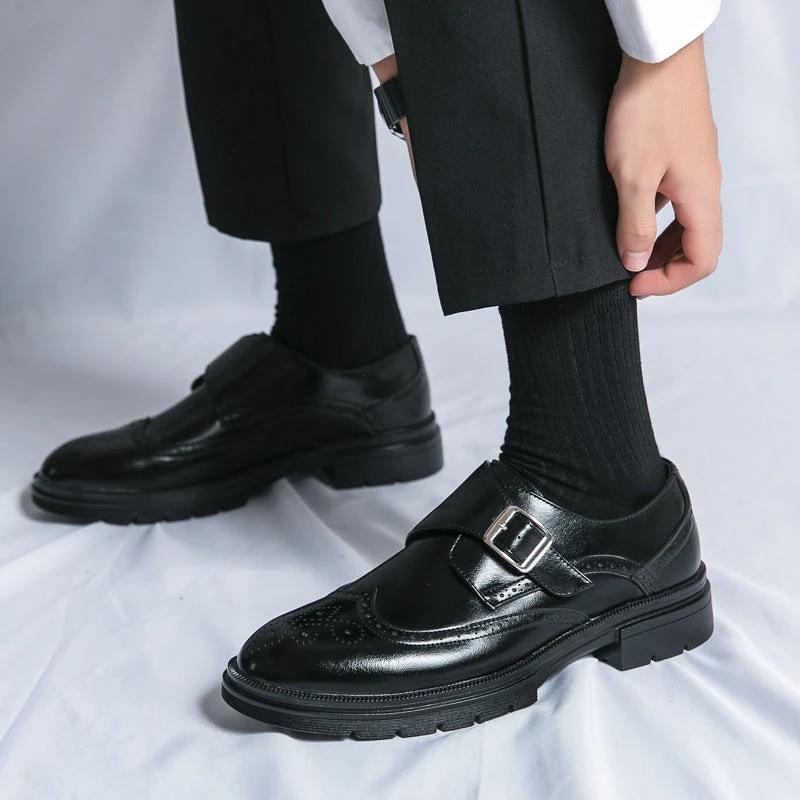 Elegant Leather Borgue Shoes