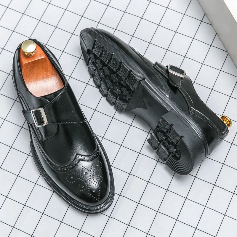 Elegant Leather Borgue Shoes