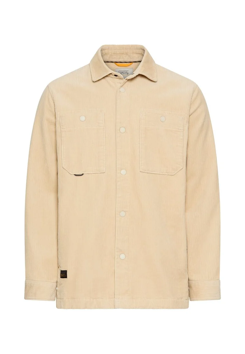 Cord Overshirt mit Druckknöpfen