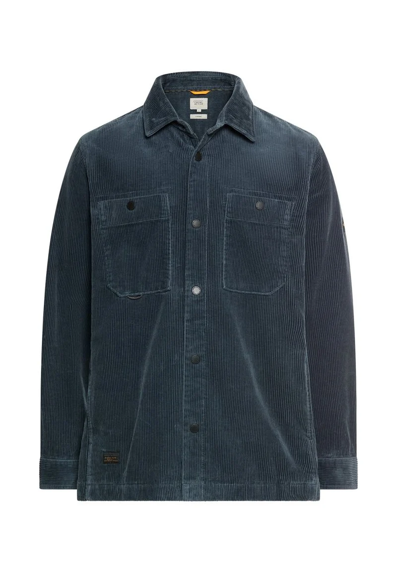 Cord Overshirt mit Druckknöpfen