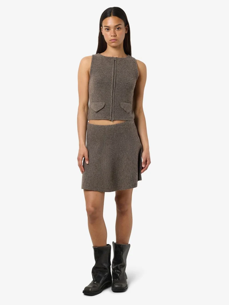NMSLOAN NW SHORT KNIT SKIRT NOOS