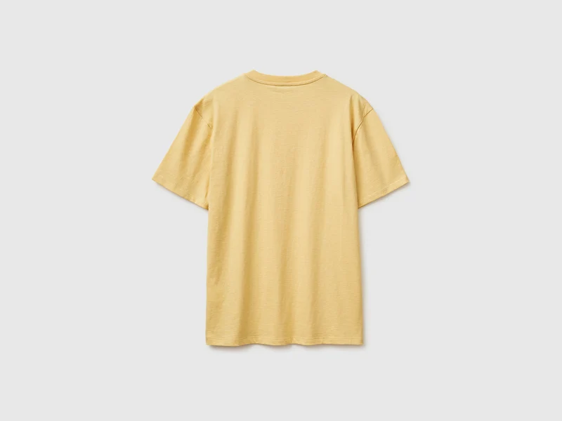 Melange-T-Shirt mit Logo