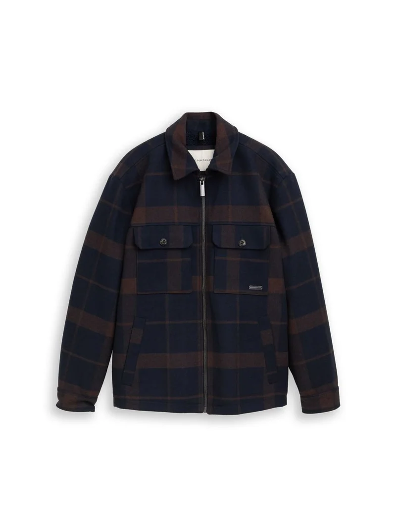 Overshirt mit Wollanteil