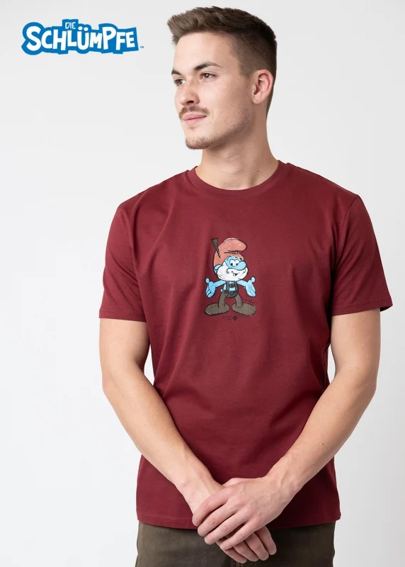 BAVARIAN CAPS Papa Schlumpf Bio-Baumwolle T-Shirt