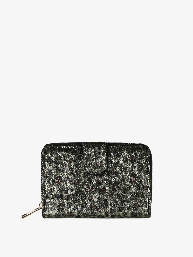 Portafoglio donna animalier - verde