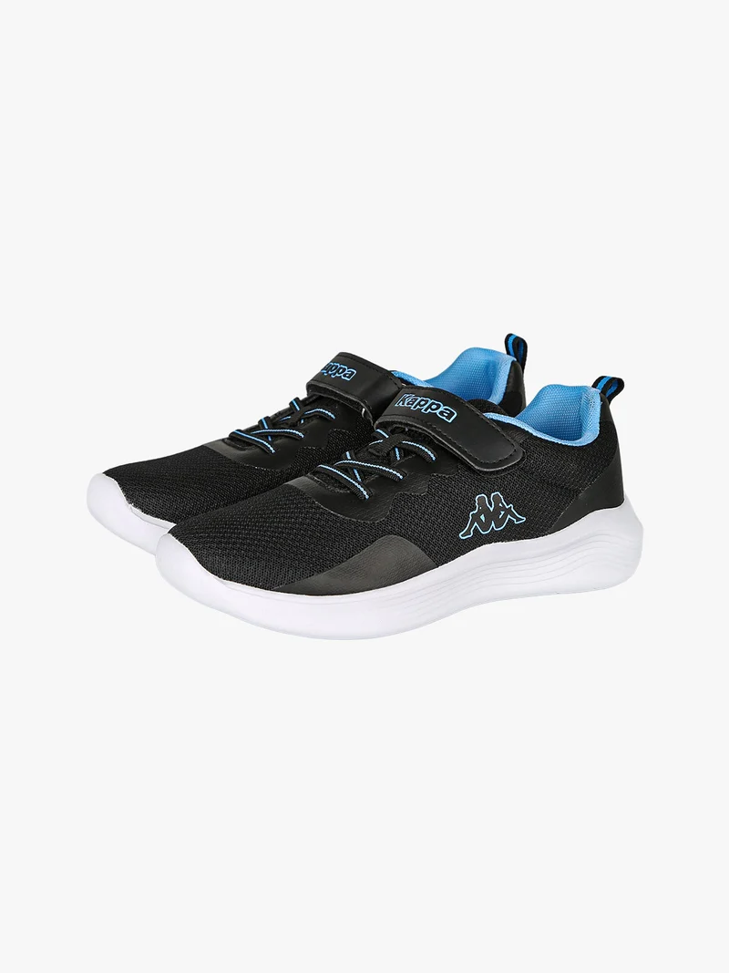 LOGO KOFY Sneakers sportive da ragazzo in mesh con chiusura a strappo - nero