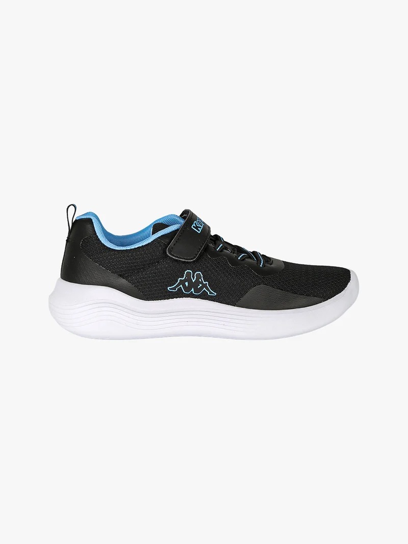 LOGO KOFY Sneakers sportive da ragazzo in mesh con chiusura a strappo - nero
