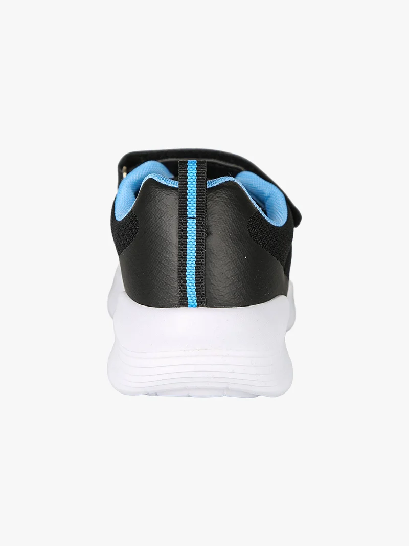 LOGO KOFY Sneakers sportive da ragazzo in mesh con chiusura a strappo - nero