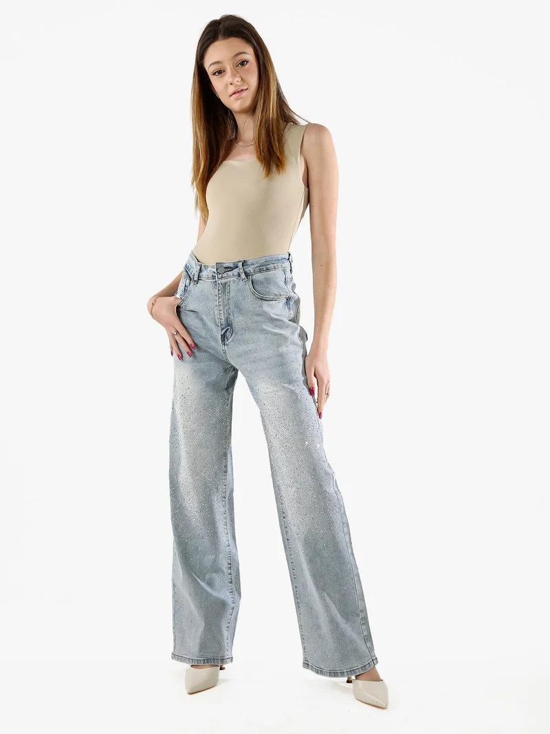 Body donna senza maniche con scollo quadrato - beige