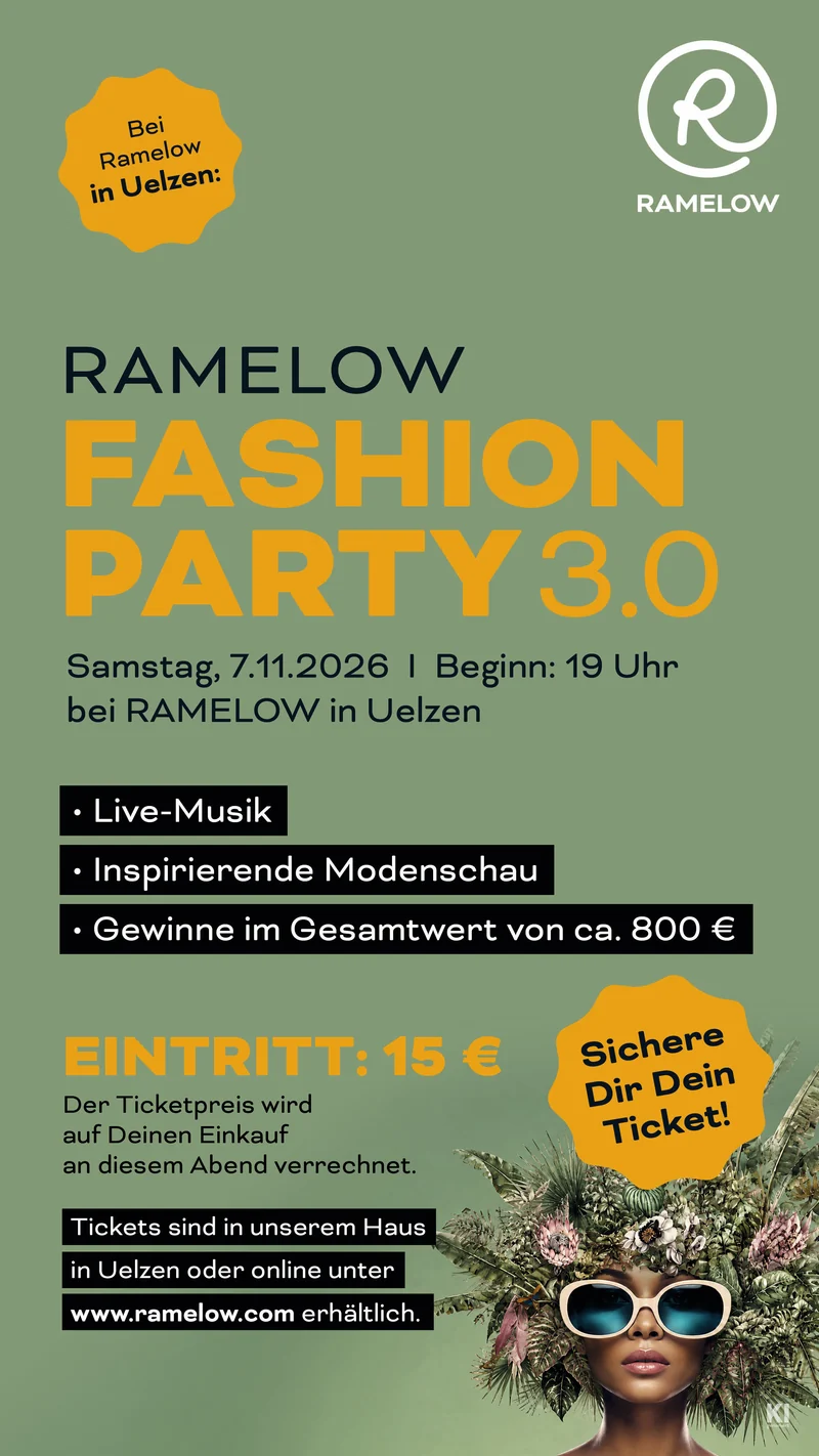 Eintrittskarte Fashion Party 3.0 in Uelzen