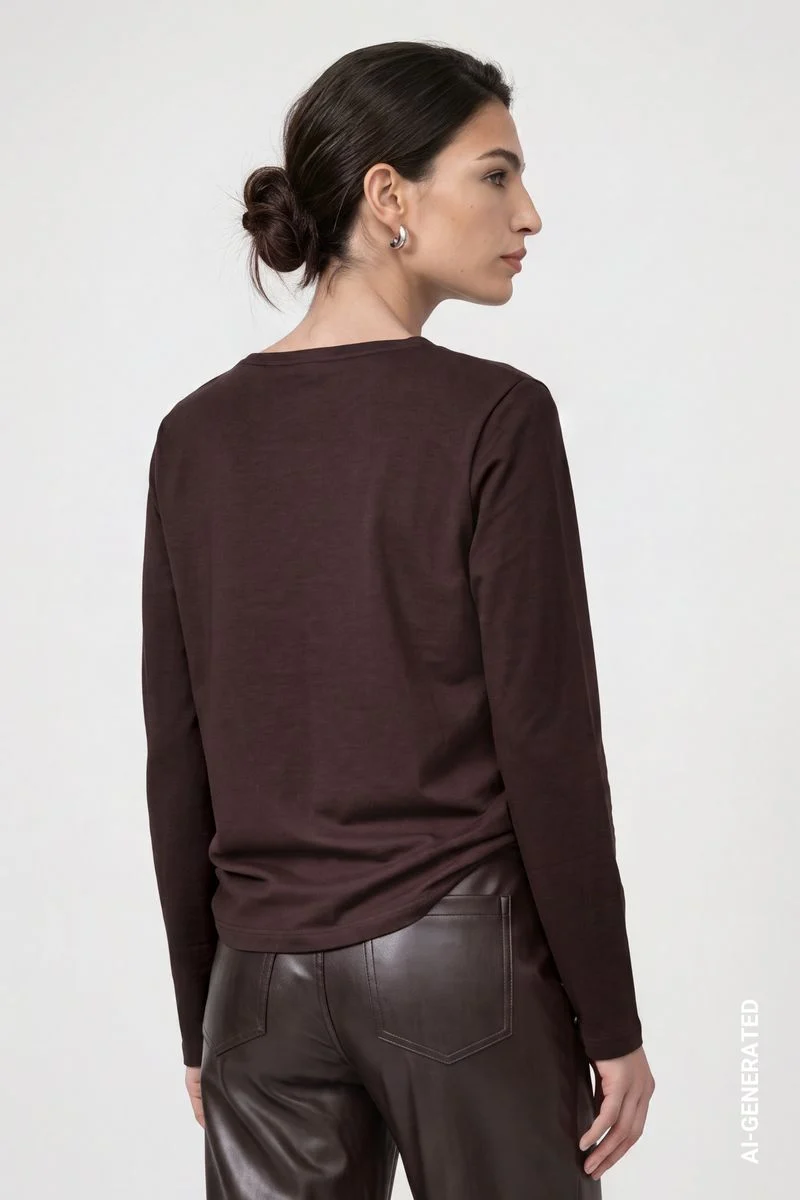 Langarmshirt mit Schmuckdetails