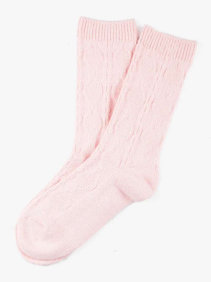 Calze midi da donna - rosa
