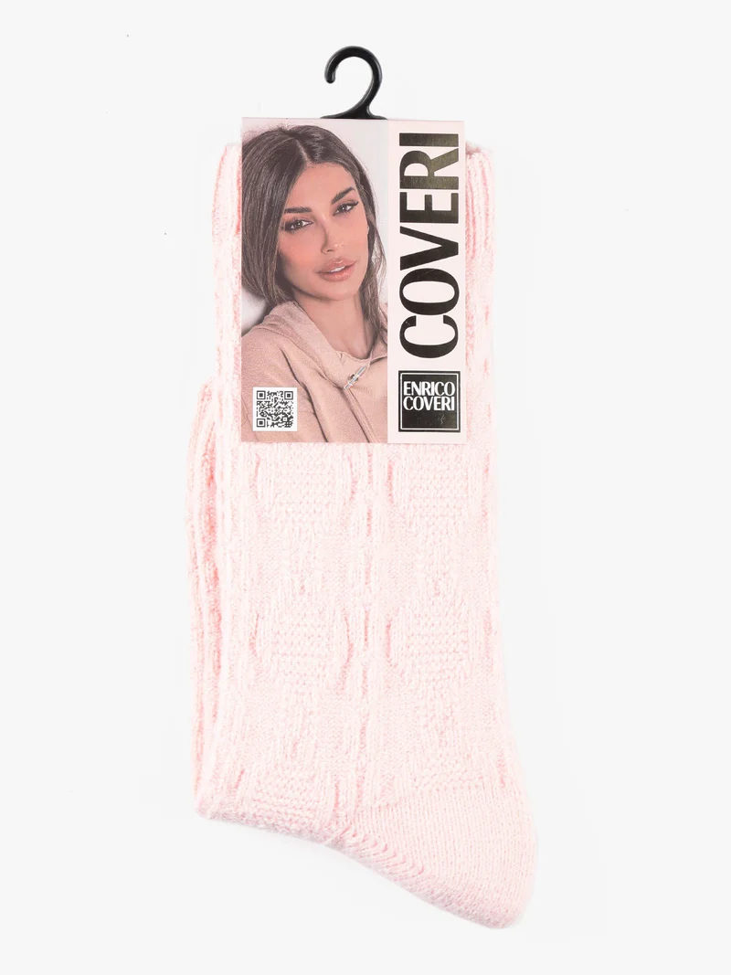 Calze midi da donna - rosa