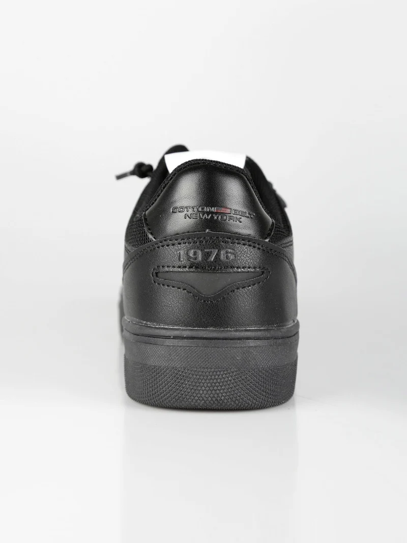 Sneakers basse da uomo modello basket - nero