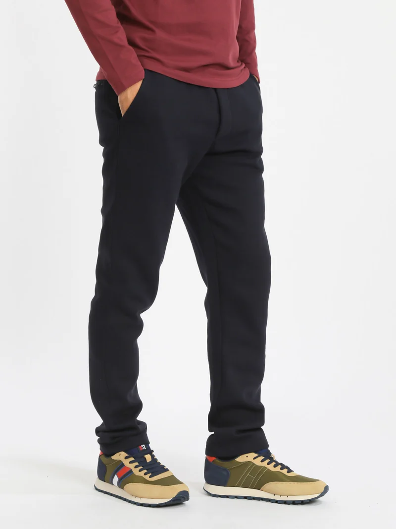 Pantaloni sportivi felpati - blu scuro