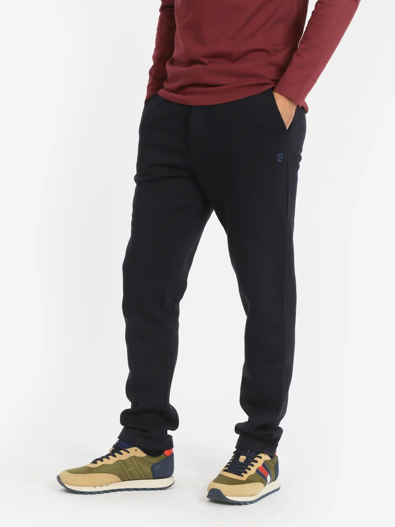 Pantaloni sportivi felpati - blu scuro