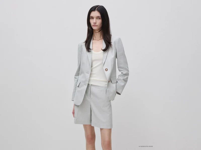 Karierter Blazer