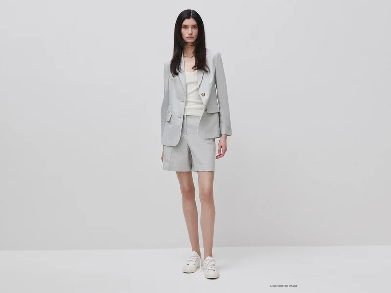 Karierter Blazer
