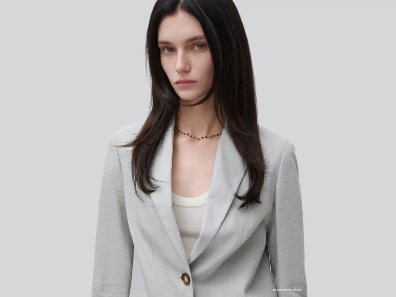 Karierter Blazer
