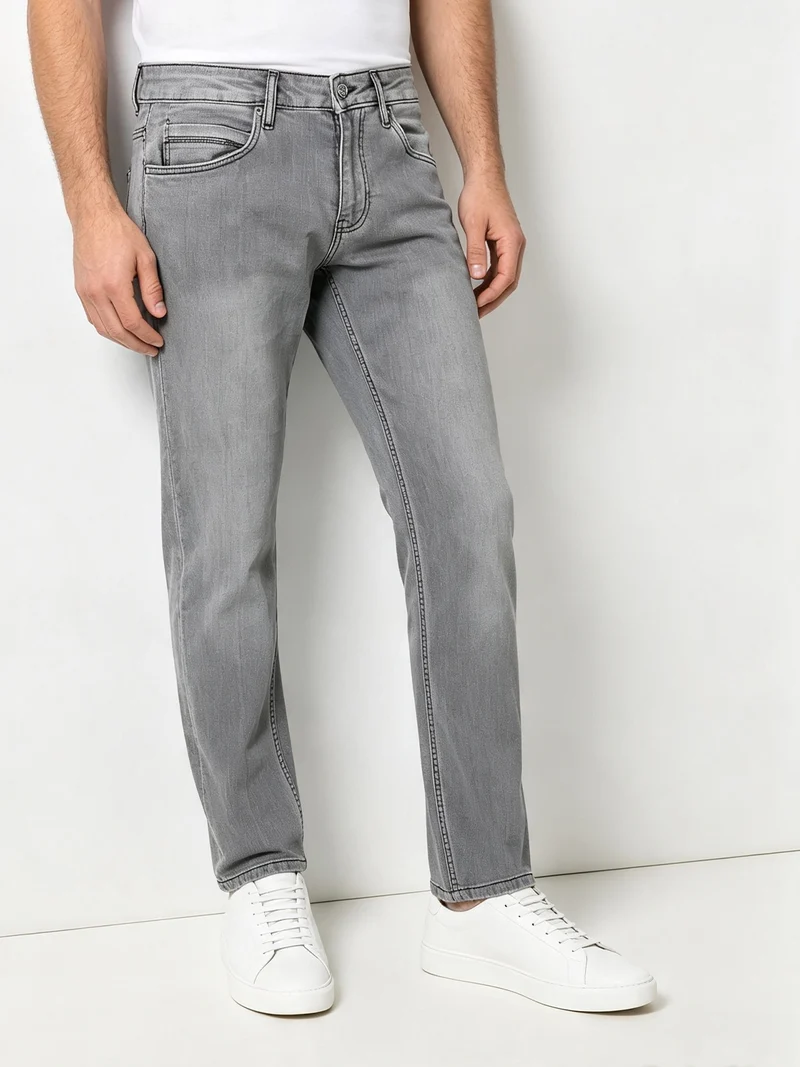Jeans slim fit da uomo - grigio