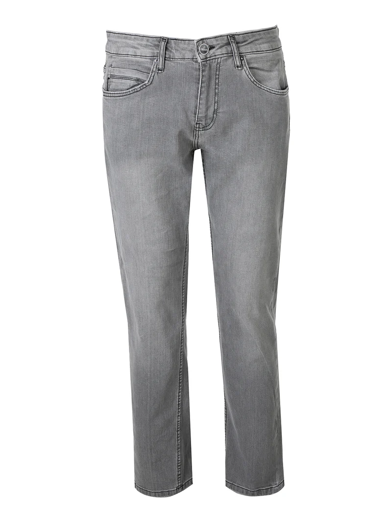 Jeans slim fit da uomo - grigio