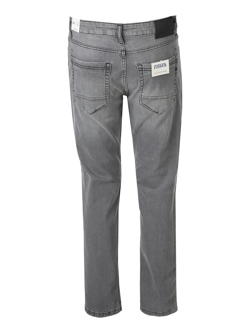 Jeans slim fit da uomo - grigio
