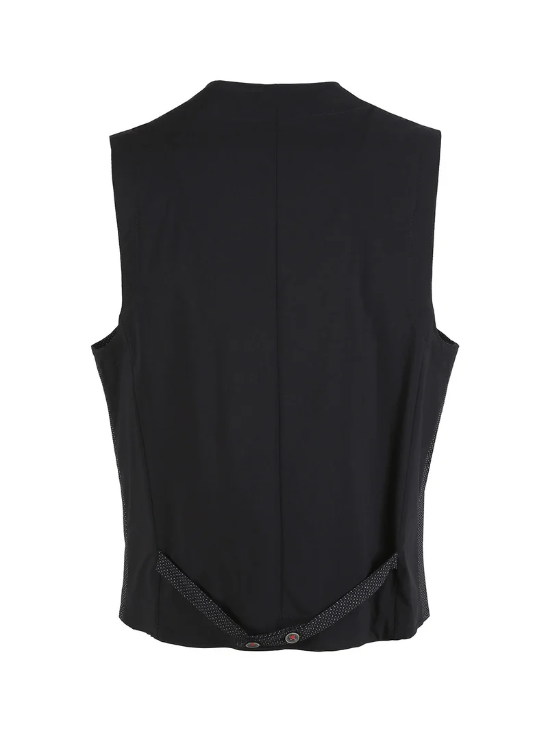 Gilet uomo con stampe - nero