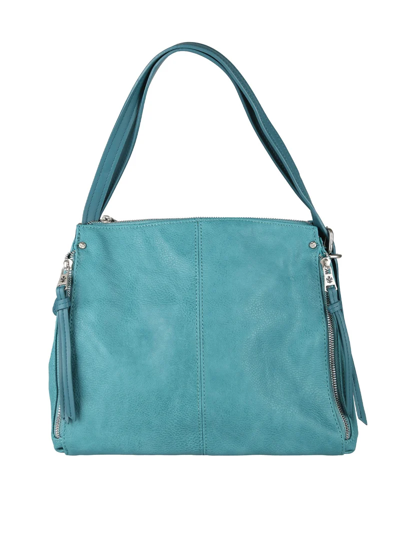 Borsa tote donna con doppi manici - verde