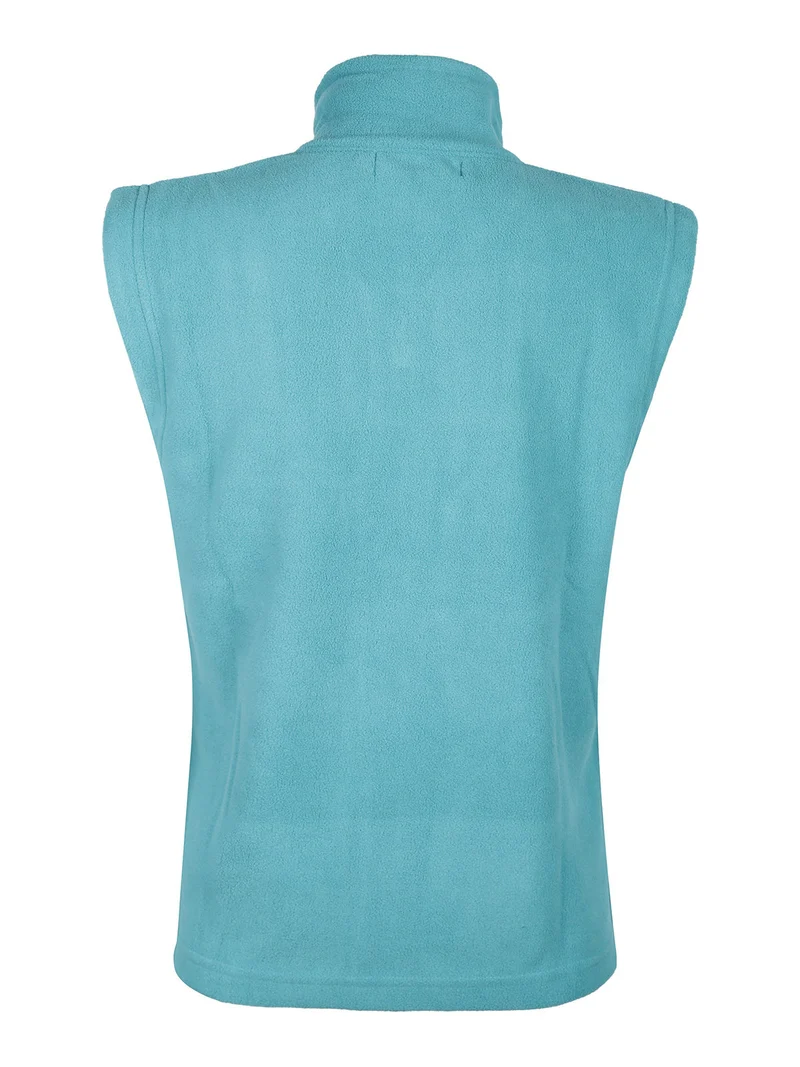 Gilet da donna in pile - turchese