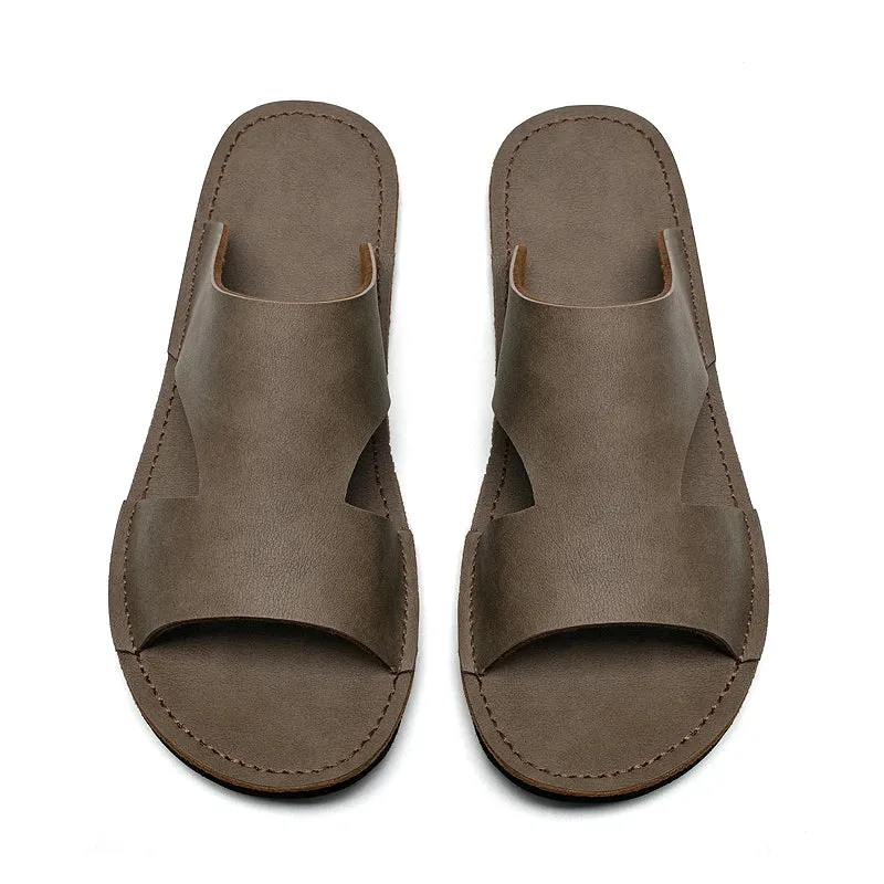 Elegant Men's Beach Slippers