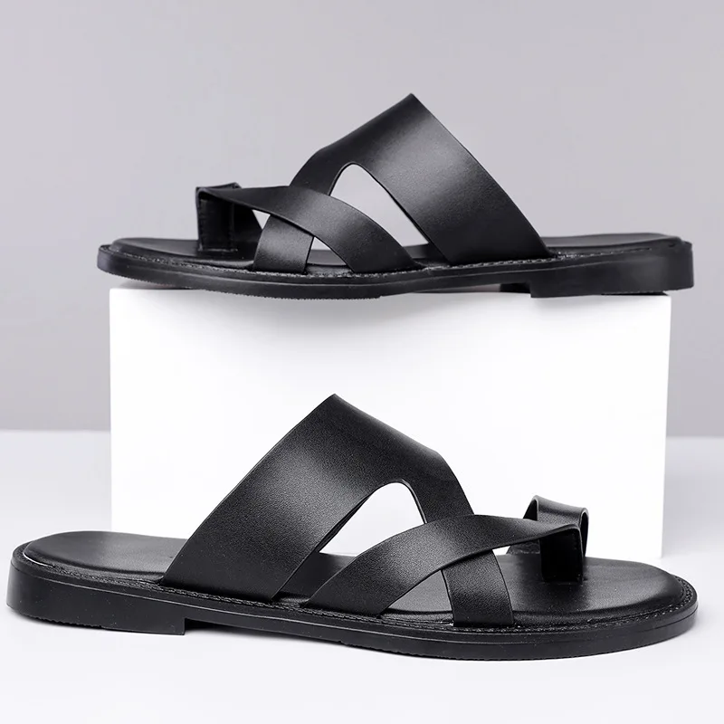 Elegant Leather Slippers