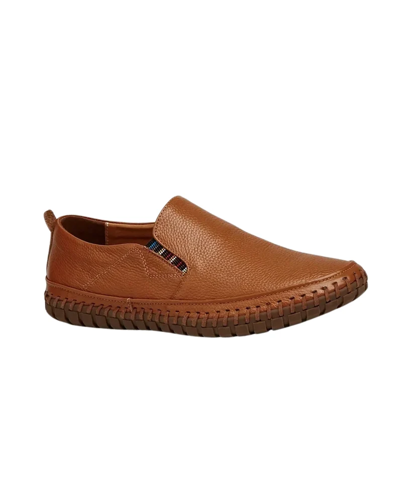 Elegant Leather Slip-On Sneakers