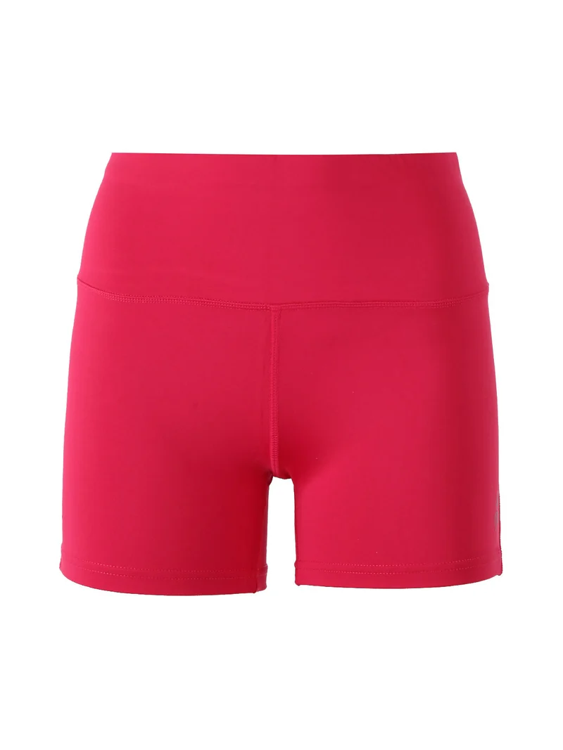 Shorts sportivi da donna elasticizzati - fucsia