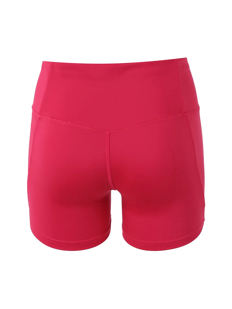 Shorts sportivi da donna elasticizzati - fucsia