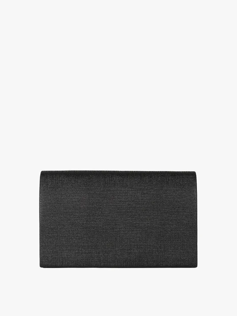 Pochette donna brillantinata - nero