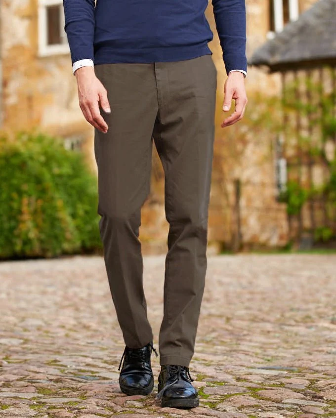 Winter Chino "Mr. Jones" in brown
