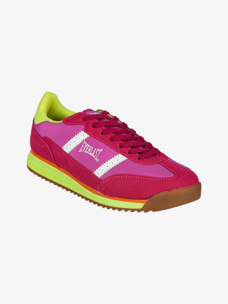 Sneakers donna stringate - fucsia