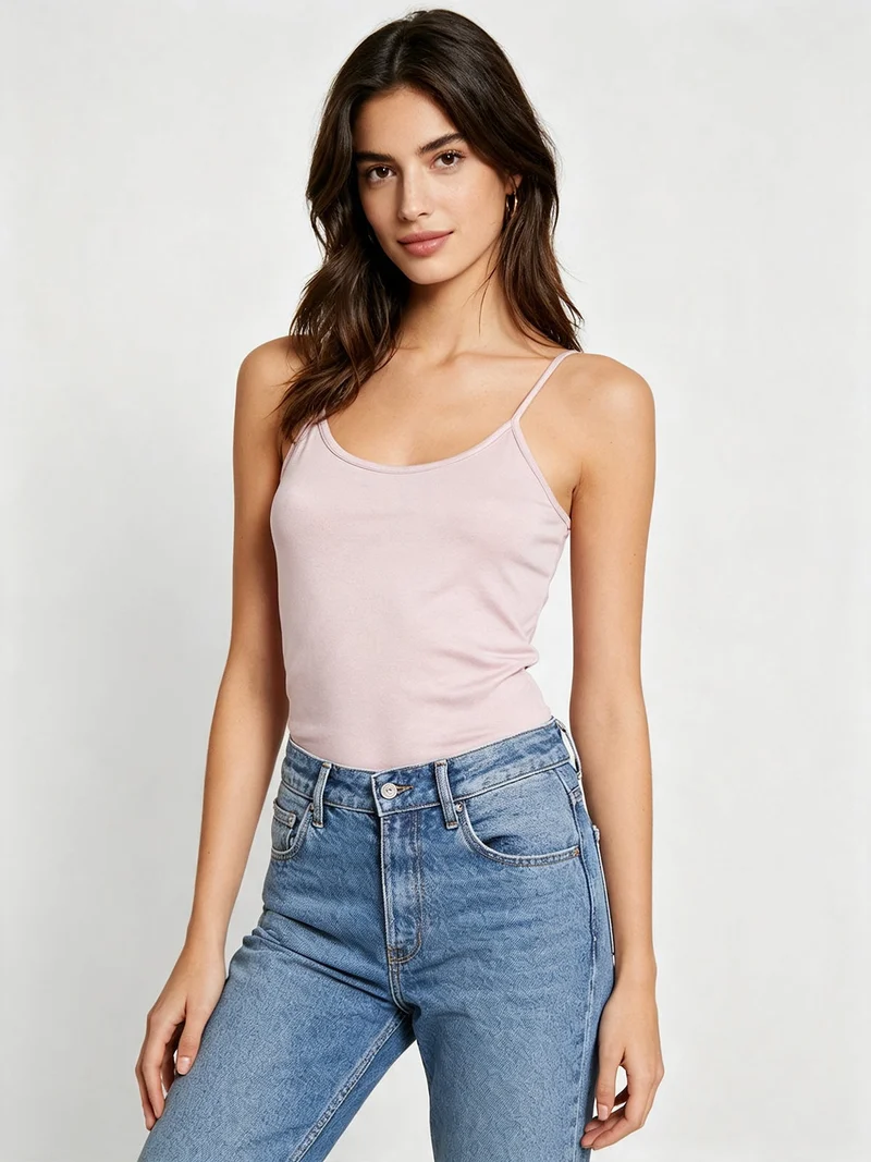 Canotta donna in cotone modal - sabbia