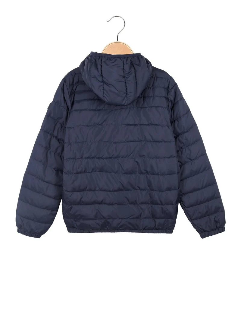 Marcus VII Bomber HD B giubbino con cappuccio blu scuro