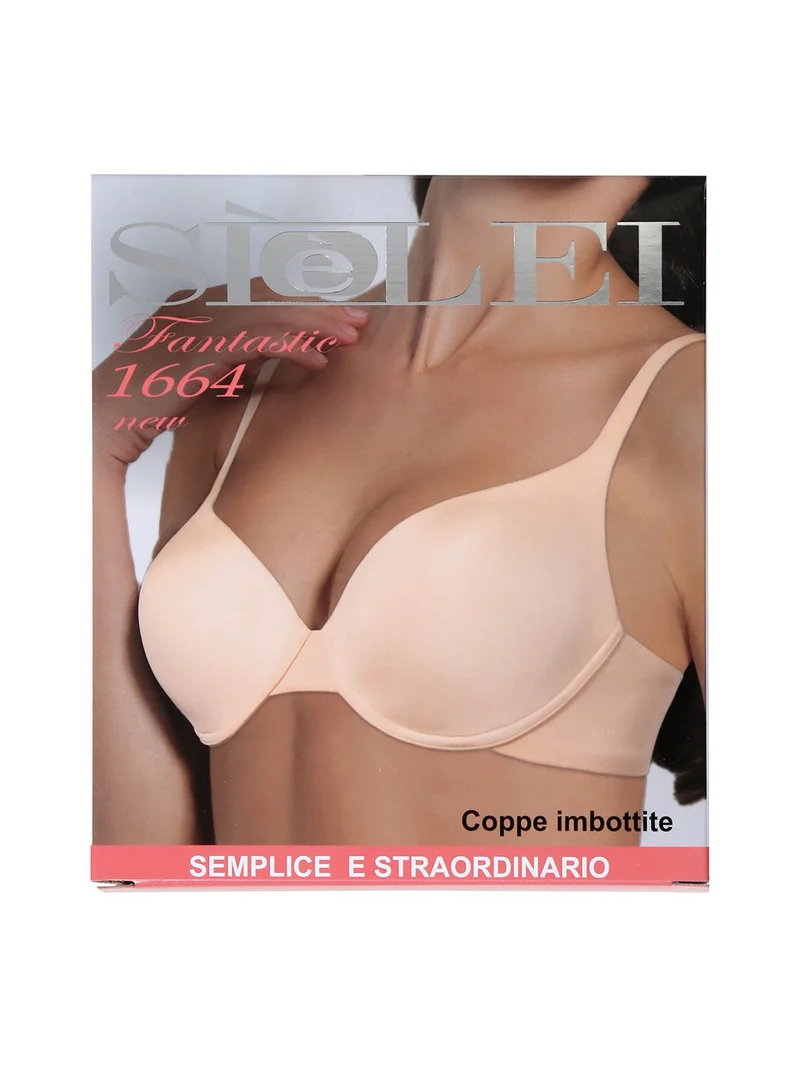 FANTASTIC Reggiseno con coppe imbottite e ferretto COPPA C - nero