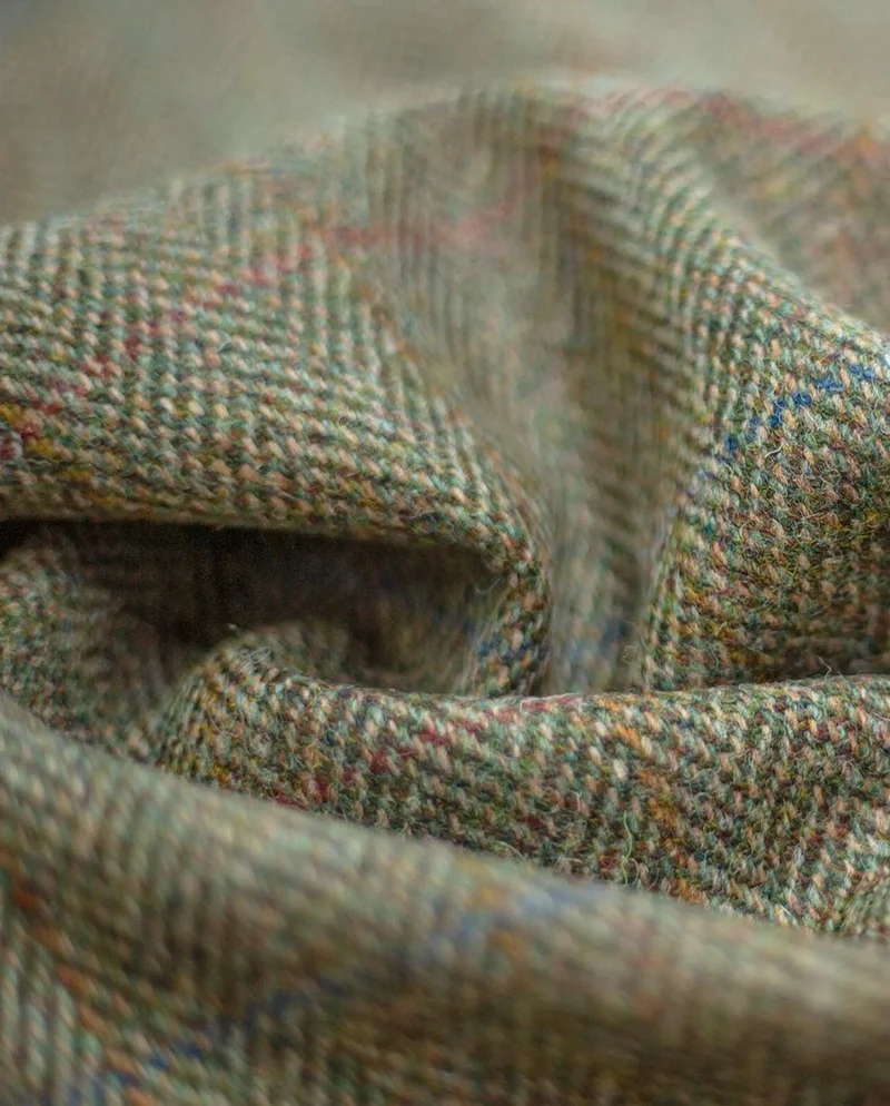 Damen Harris Tweed Weste "Lea" in light green