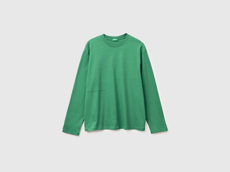 Langärmeliges T-Shirt mit Logo
