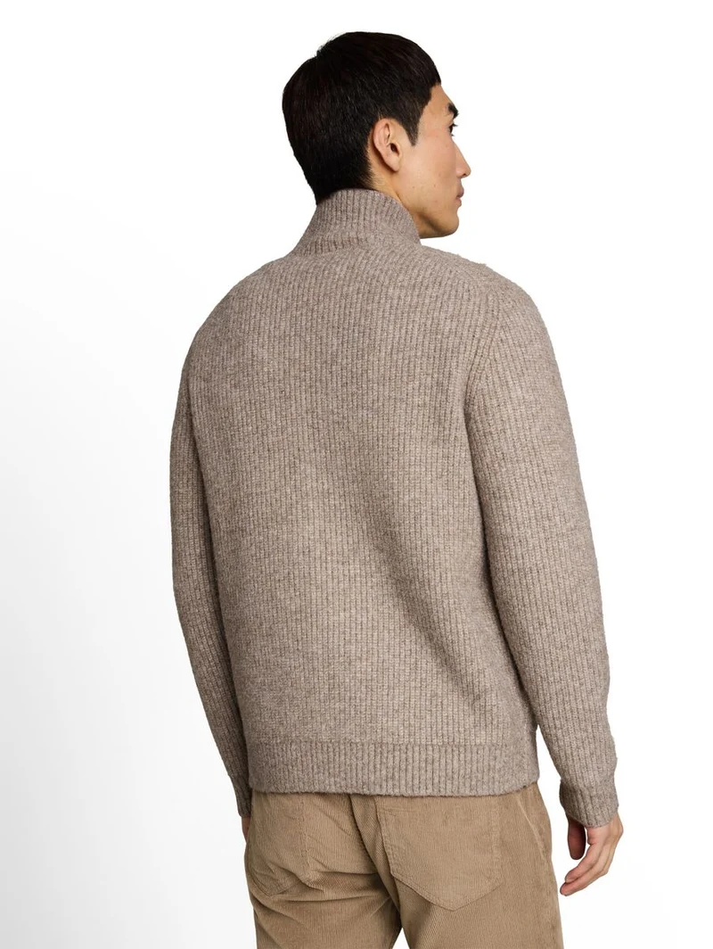 Strickjacke mit Wollanteil