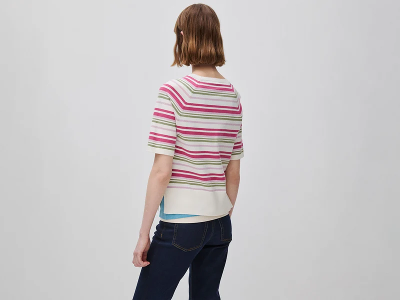 Gestreiftes Pullover