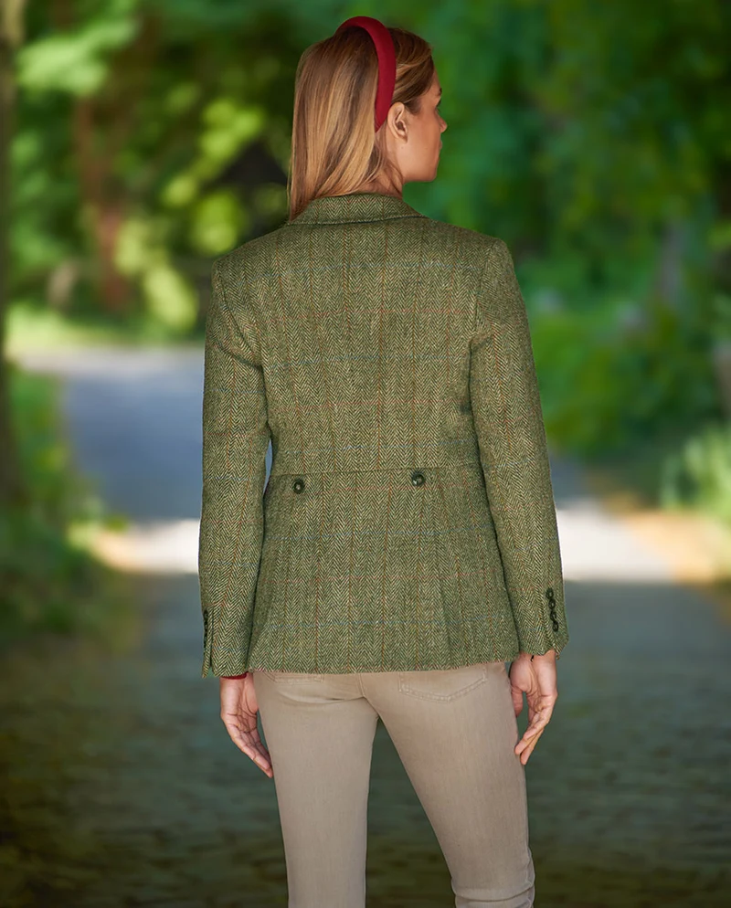 Harris Tweed Blazer "Carola" in light green