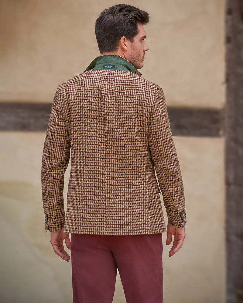 Harris Tweed Sakko "London" in country houndstooth